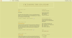 Desktop Screenshot of cpa-exam.dalesines.com